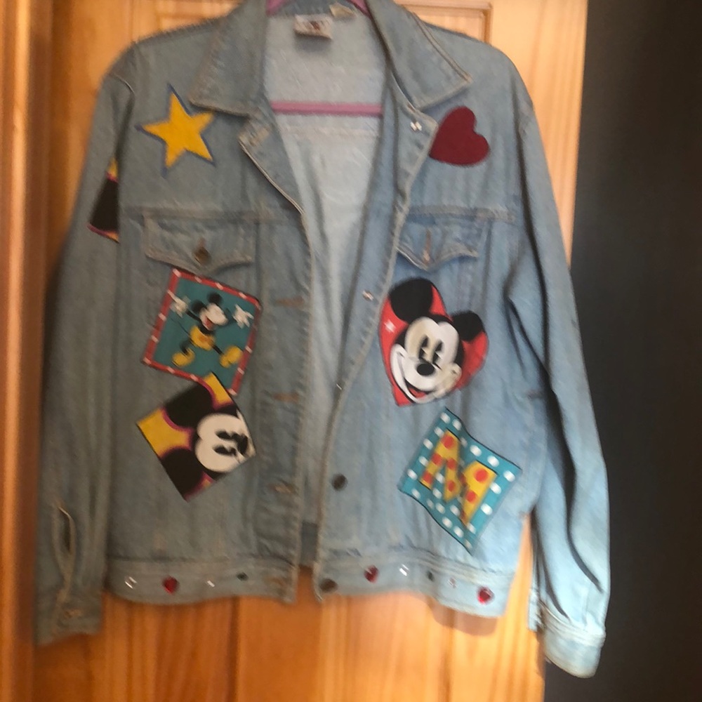 Denim Mickey Mouse jacket